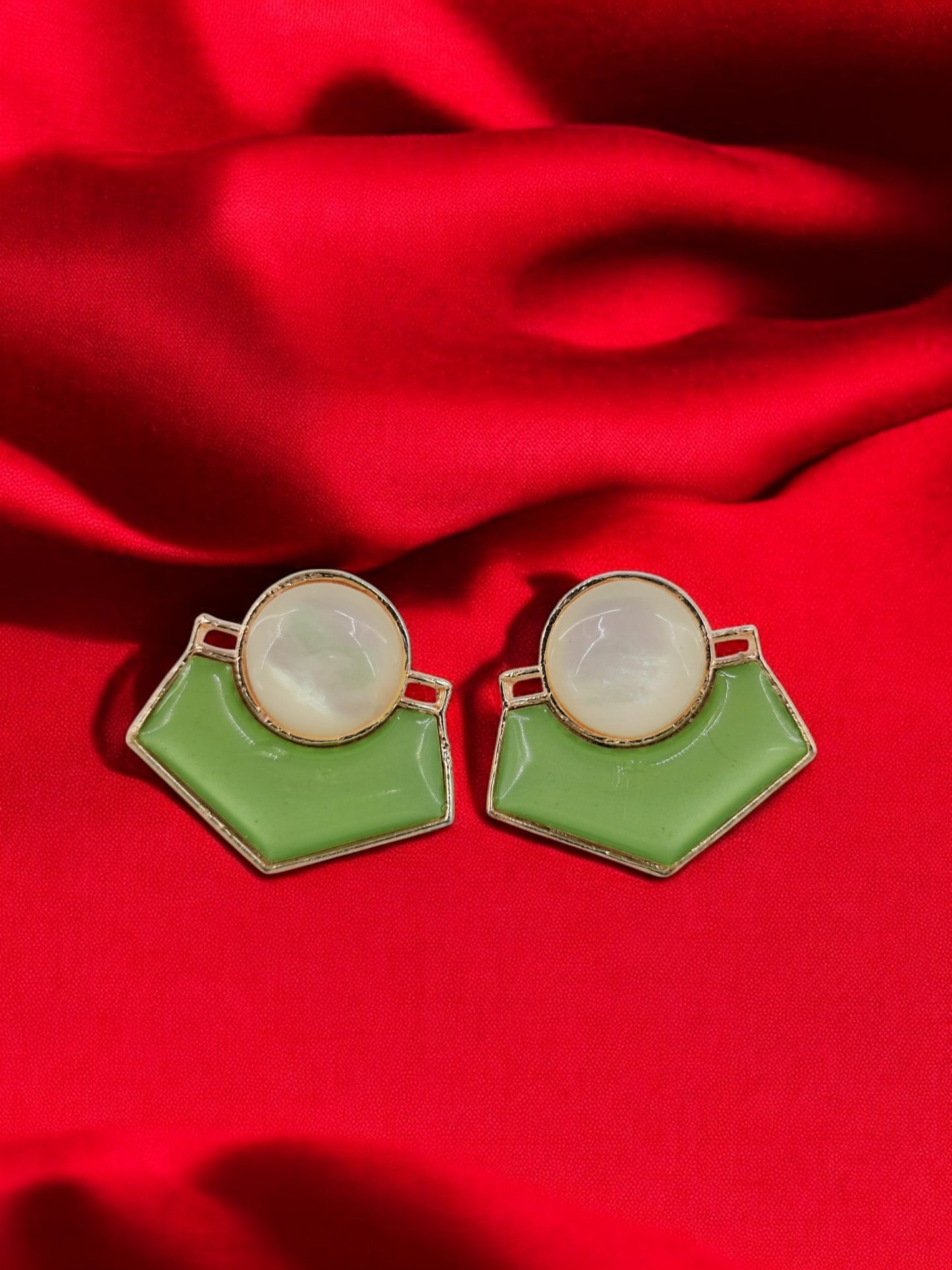 Mint Glow Studs 19