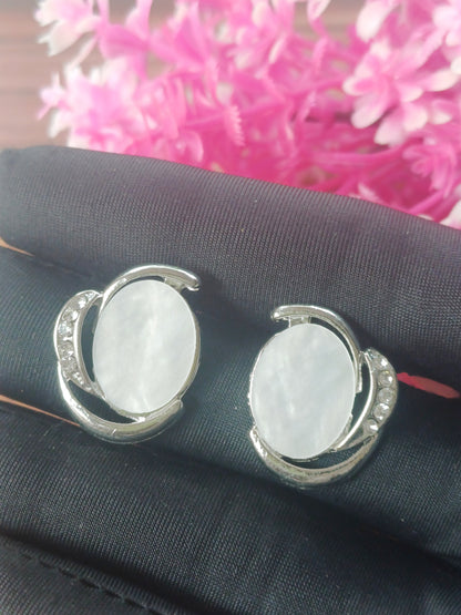 Elegant Mother of Pearl Tops – Rose Gold Plated White Gold Plated