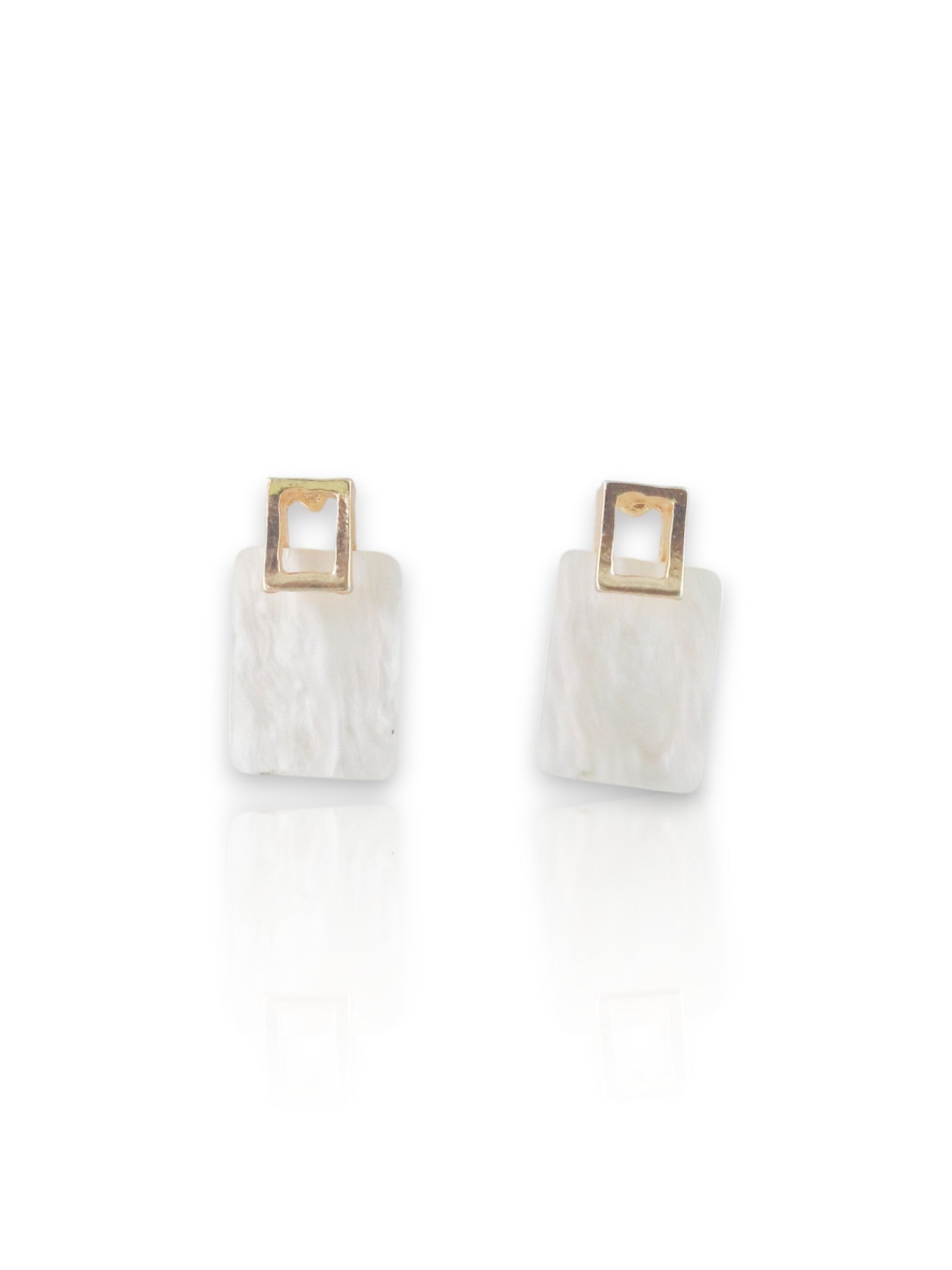 Elegant Mother of Pearl Tops – Rose Gold & White Gold Plated 12