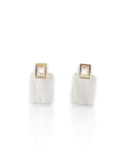 Elegant Mother of Pearl Tops – Rose Gold & White Gold Plated 12