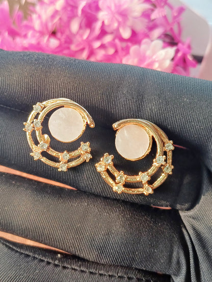 Classic Oval Gem Wrap Tops – Rose Gold & White Gold Finish