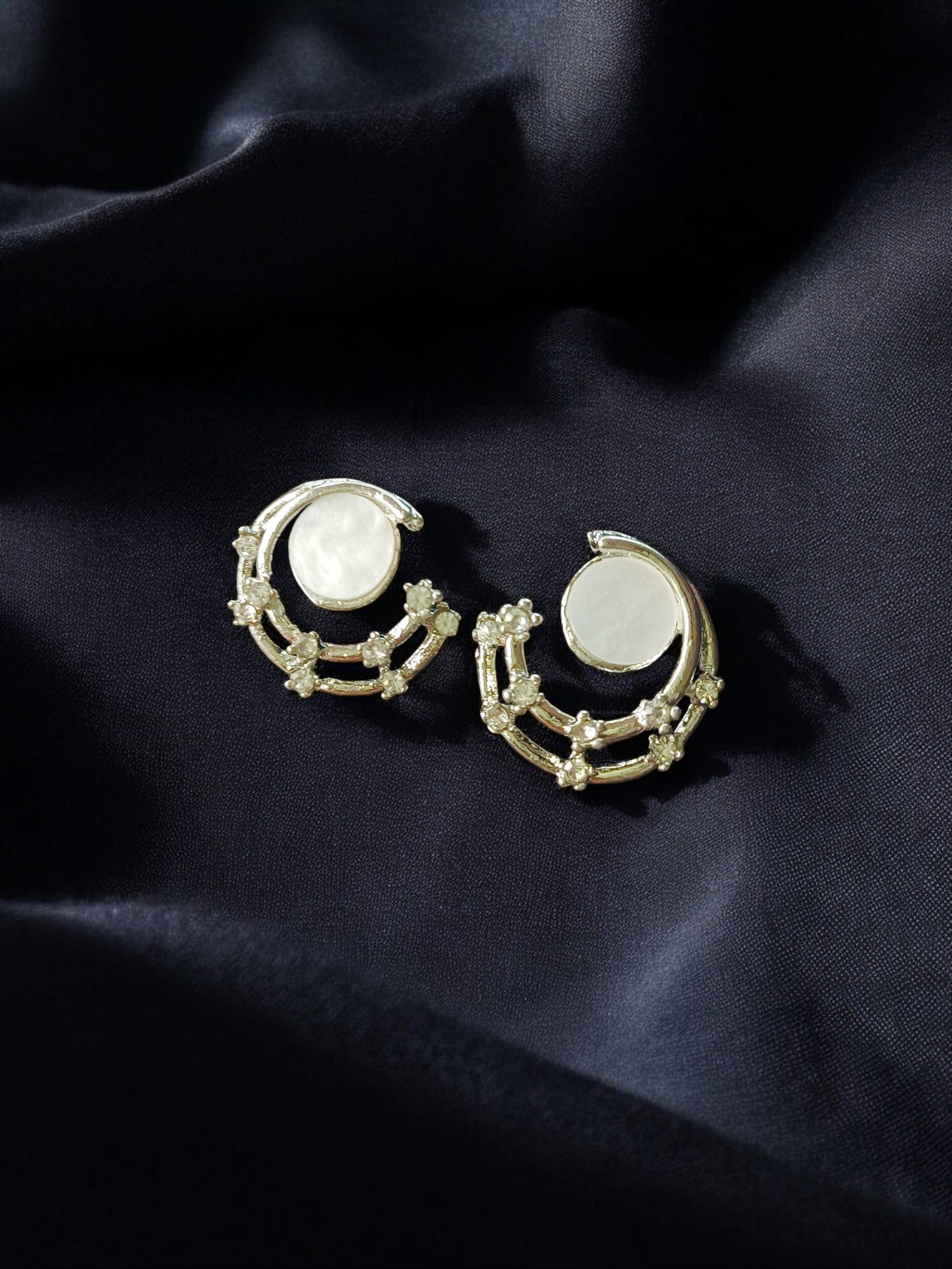 Classic Oval Gem Wrap Tops – Rose Gold & White Gold Finish