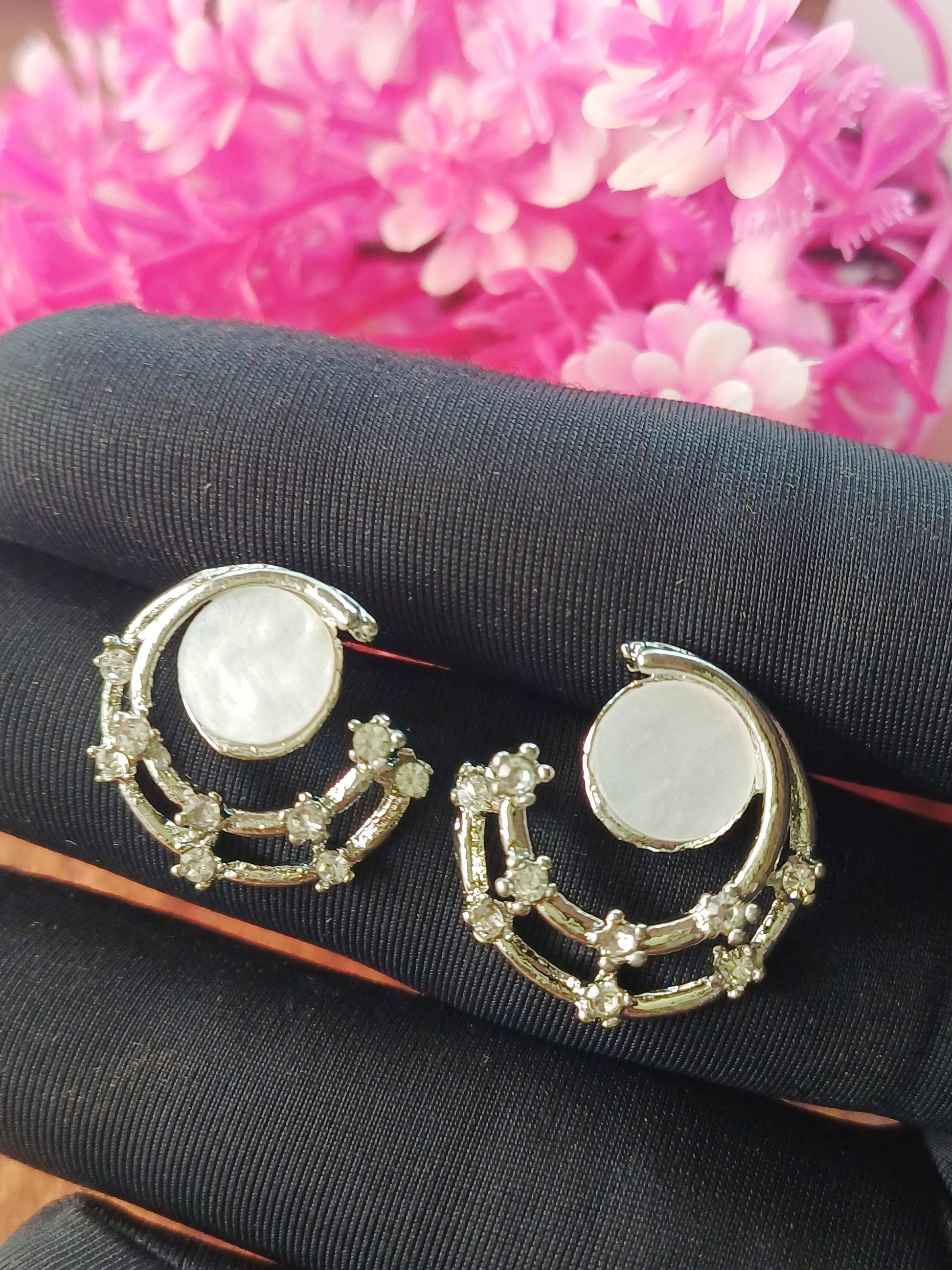 Classic Oval Gem Wrap Tops – Rose Gold & White Gold Finish