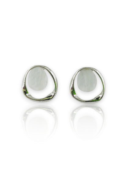 Elegant white Gold Plated Crescent Moon Tops