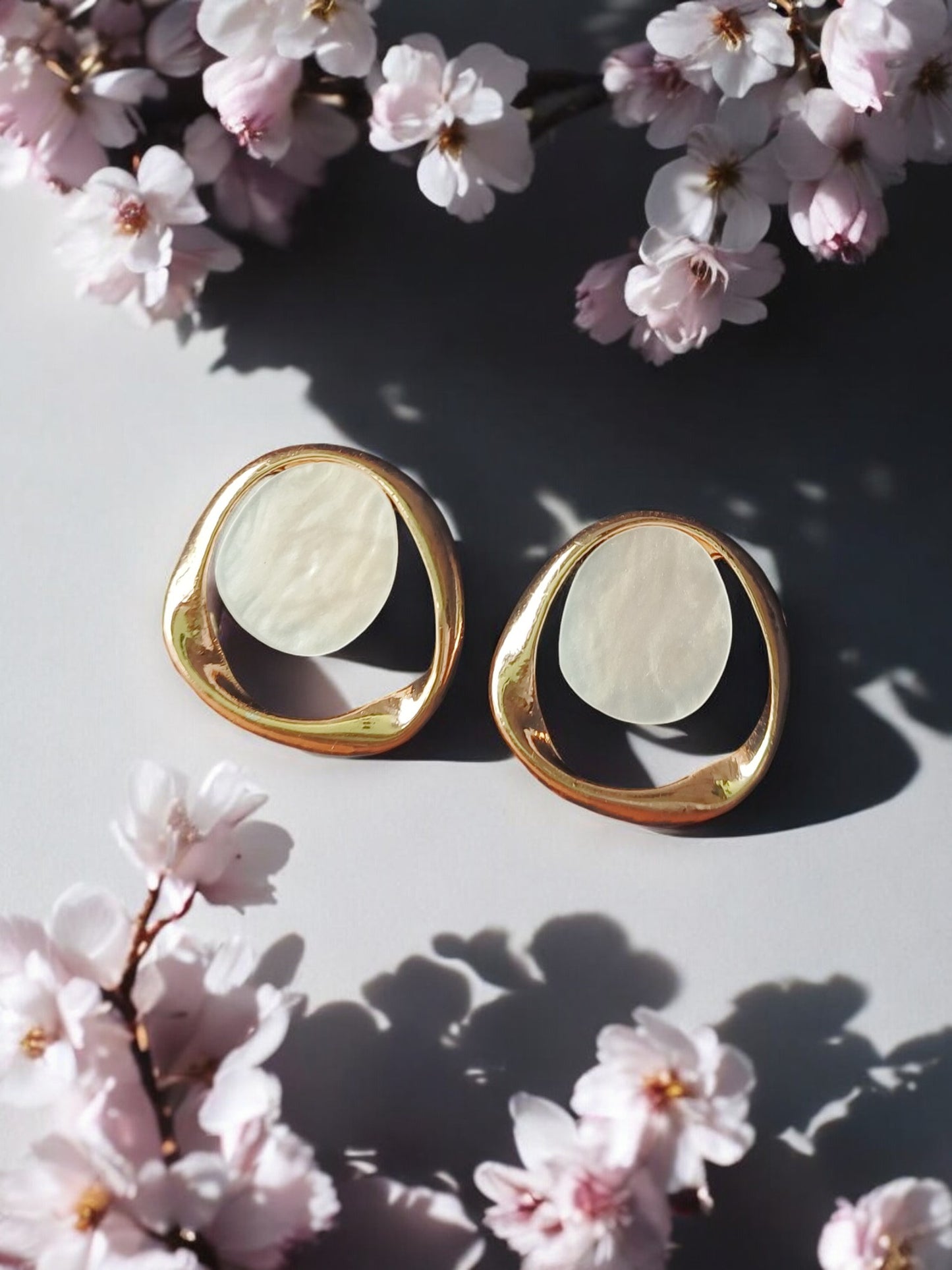 Elegant Rose Gold Plated Crescent Moon Tops