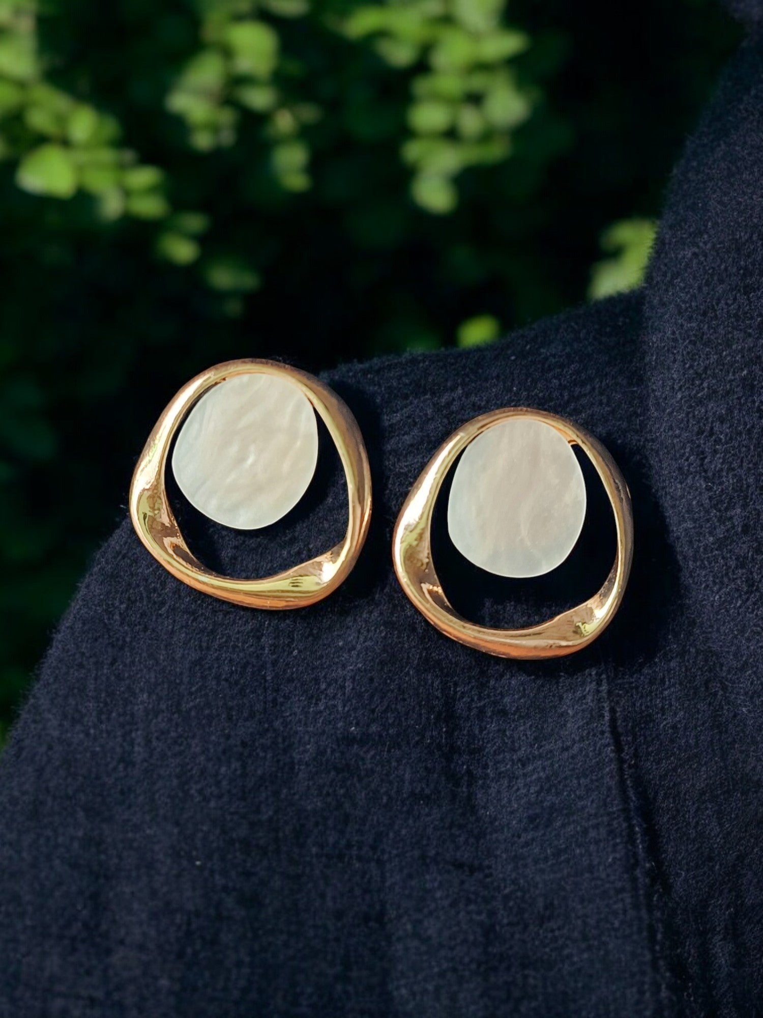 Elegant Rose Gold Plated Crescent Moon Tops