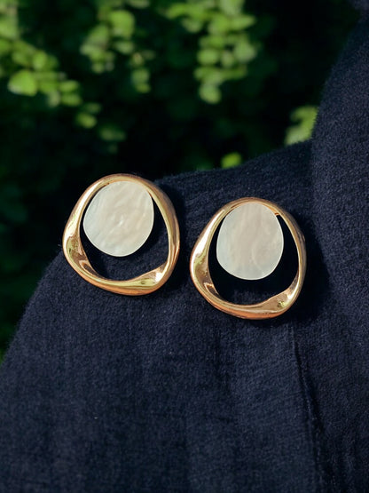 Elegant Rose Gold Plated Crescent Moon Tops