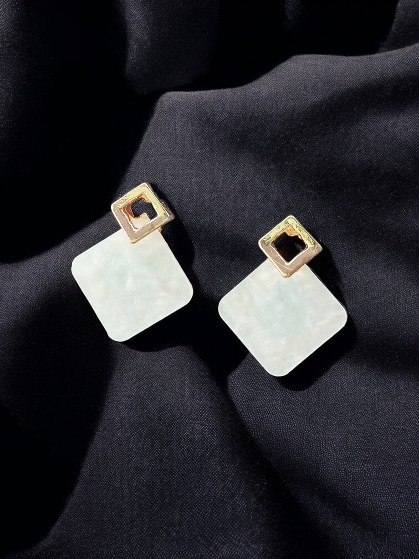 Modern Diamond Drop Tops – Rose Gold Plated White Gold Plated 04