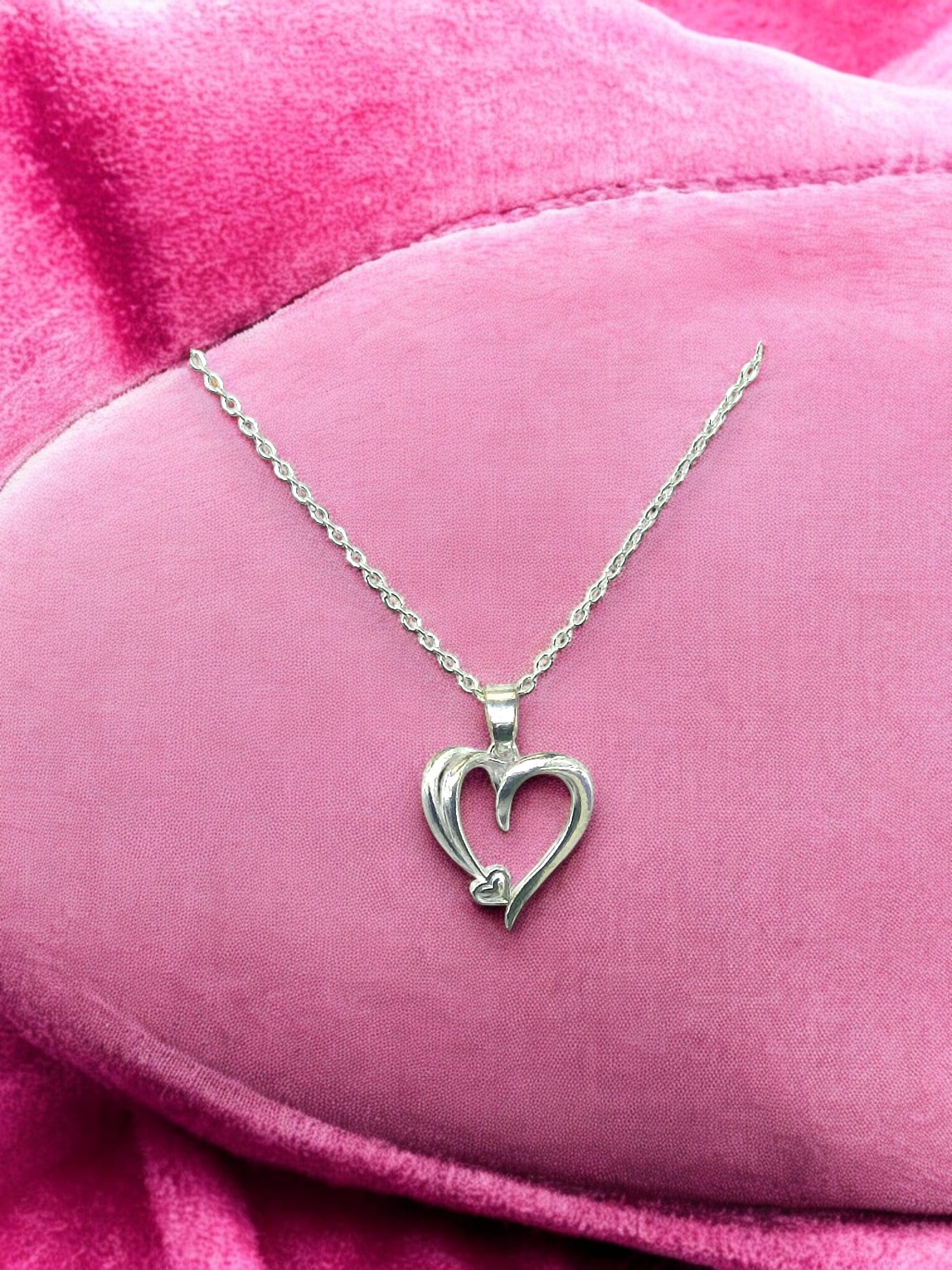 Eternal Embrace Heart Pendant with chain