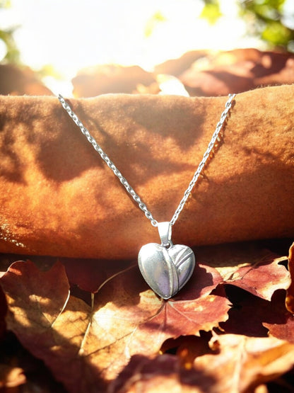 Classic Love Heart Pendant with chain