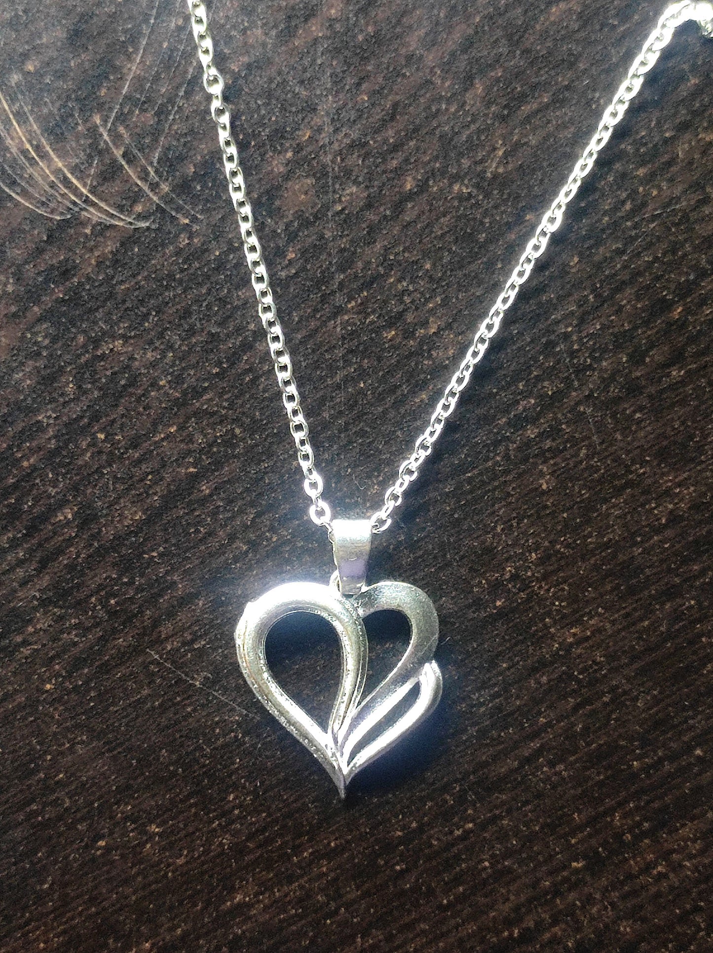 Sparkling Heart Pendant with chain 12