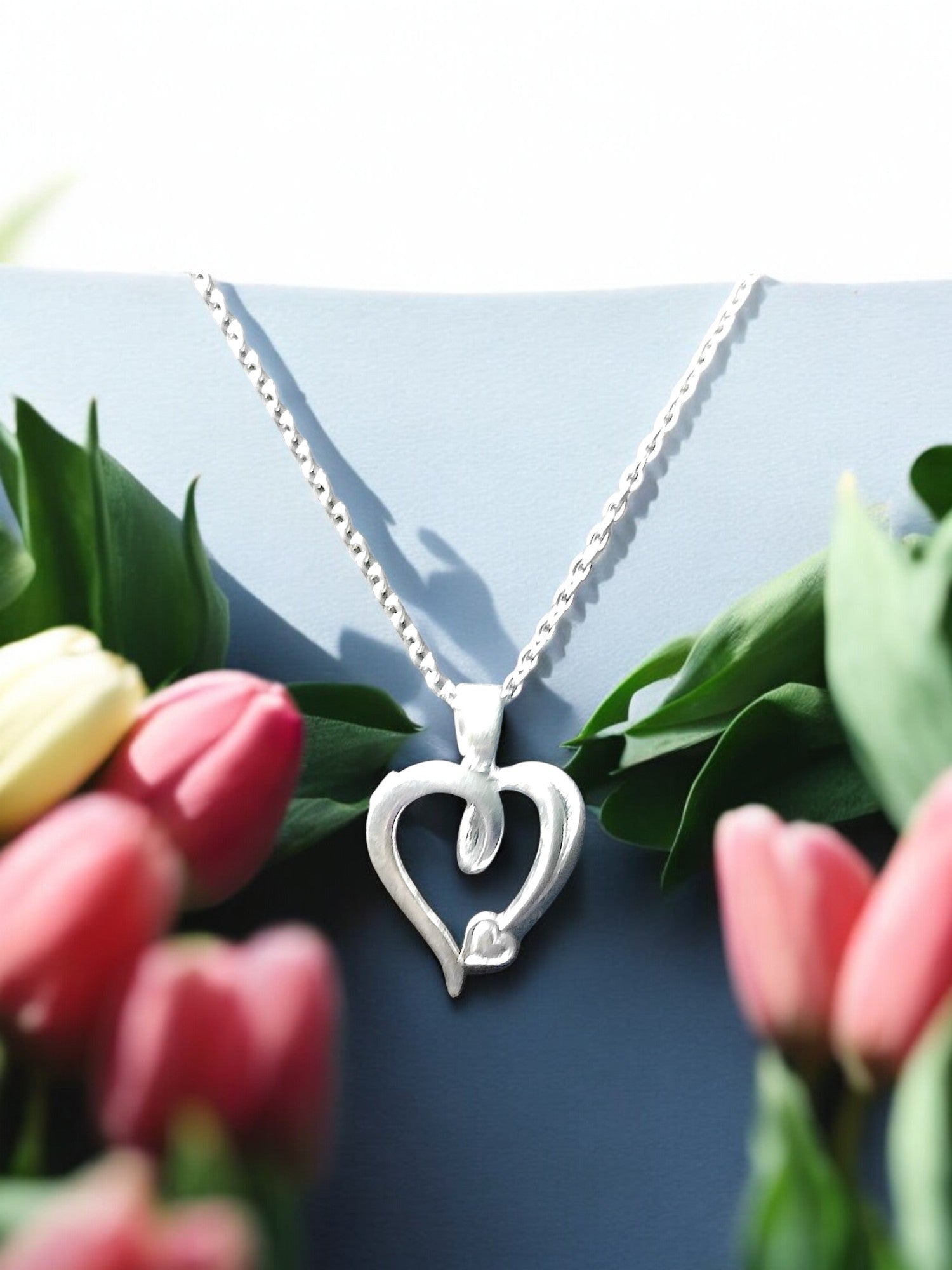 Eternal Embrace Heart Pendant with chain