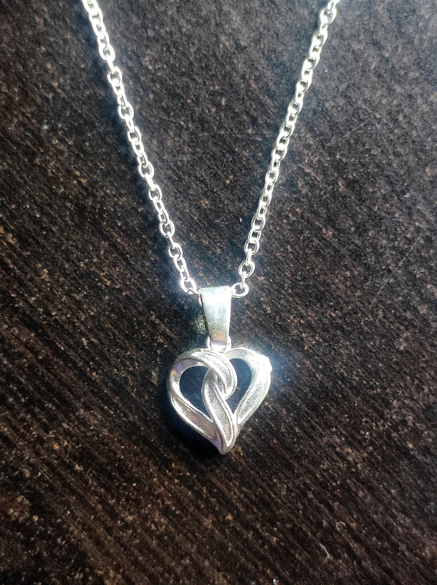 Triple Heart Pendant with Chain 09