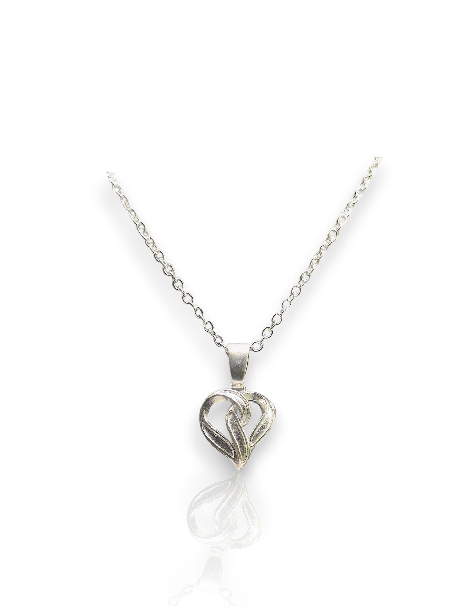 Intertwined Hearts Forever Pendant with Chain