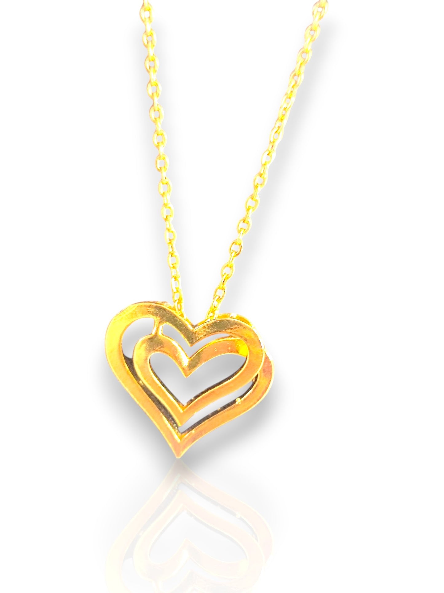 Radiant Heart – Refined Gold Pendant 01