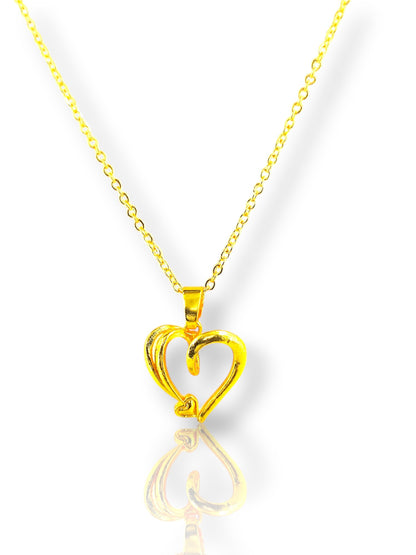 Eternal Embrace Heart Pendant with chain 04