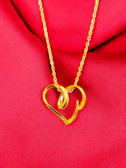 Eternal Embrace Twisted Heart Pendant 09