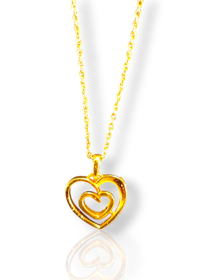 Golden Layers of Love Pendant 10