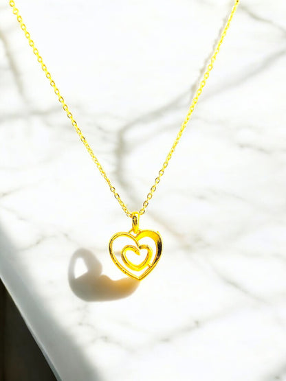 Golden Layers of Love Pendant 10