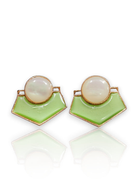 Mint Glow Studs 19